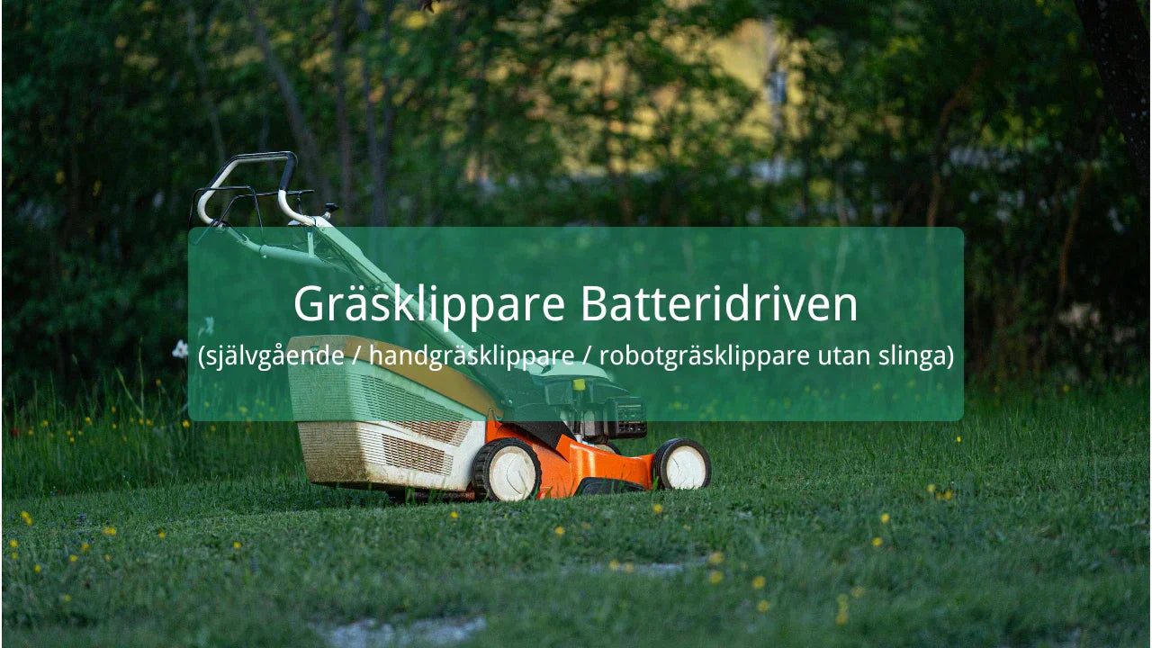 batteridriven gräsklippare bäst i test