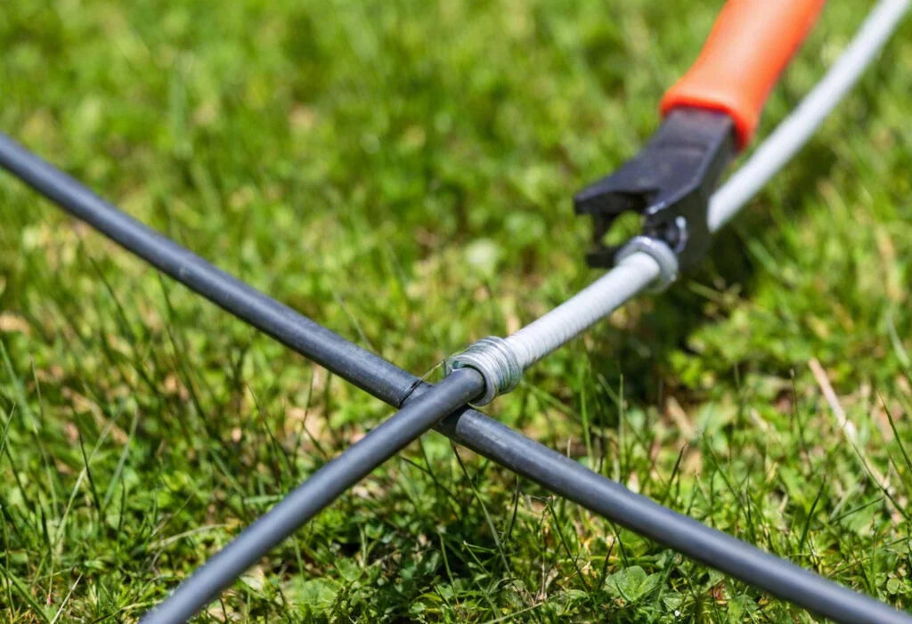 hitta kabelbrott robotgräsklippare