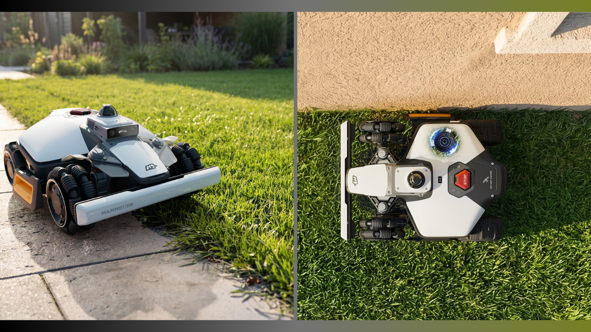 robotgräsklippare med kantklippning