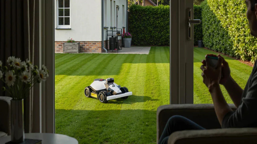 robotgräsklippare utan slinga 1500 kvm