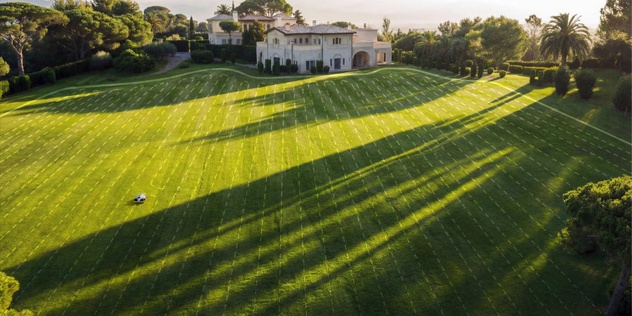 Robotgräsklippare med eller utan slinga