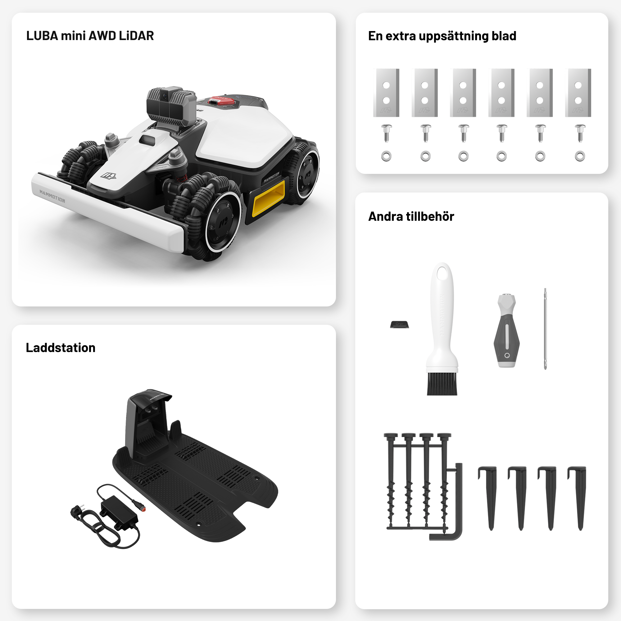 MAMMOTION LUBA mini AWD LiDAR