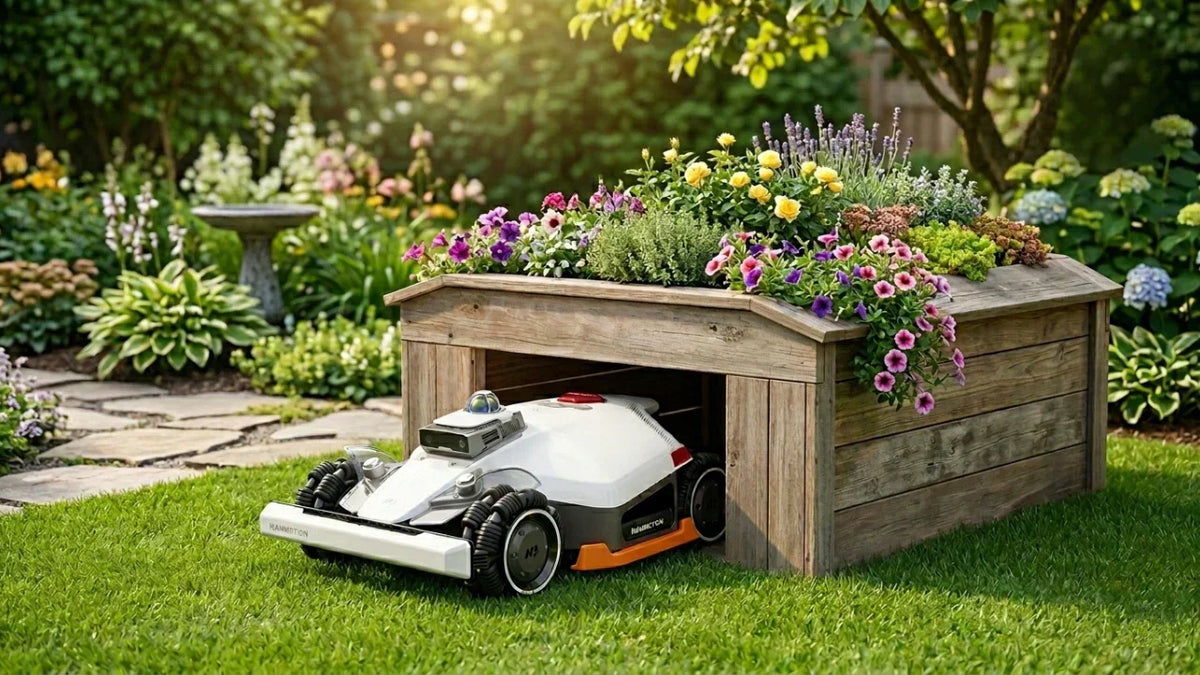 bygga hus till robotgräsklippare