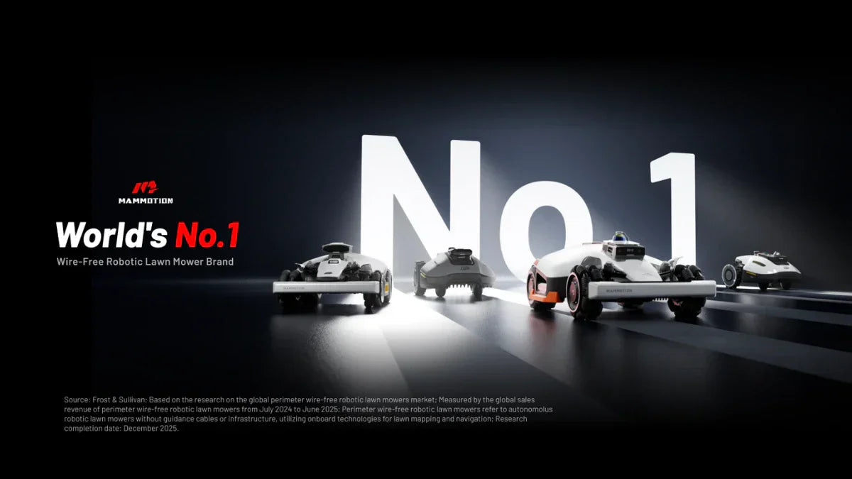 Mammation är världens främsta varumärke för trådfria robotgräsklippare