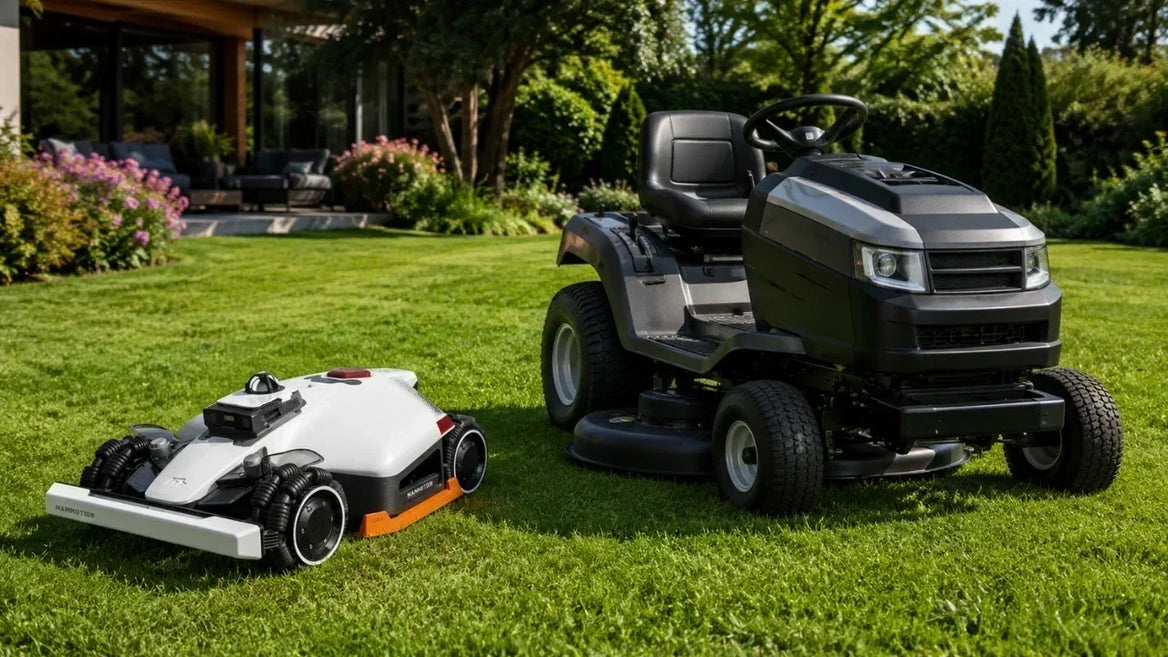 Robotgräsklippare eller åkgräsklippare