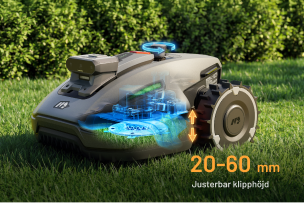 Justerbar Klipphöjd 20–60 mm